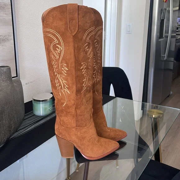 Cowboy Boots knee high - Picture 2 of 4